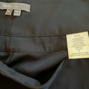 Beautiful black silk/ satin feel maxi length skirt by Vince